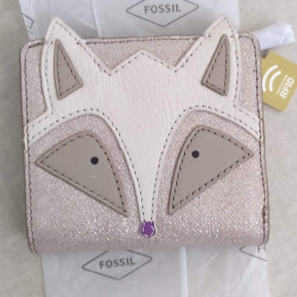 Fossil wallet Fox Champagne